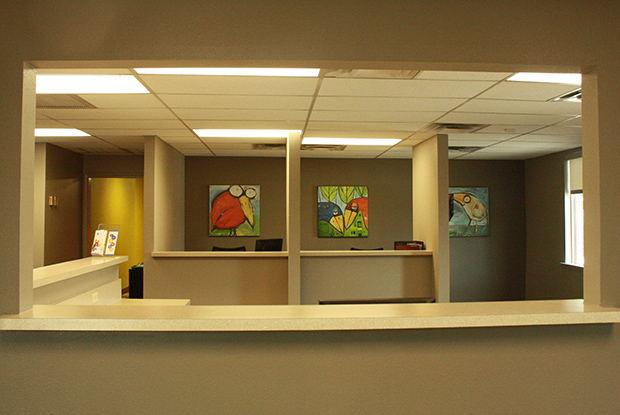 Reception desk